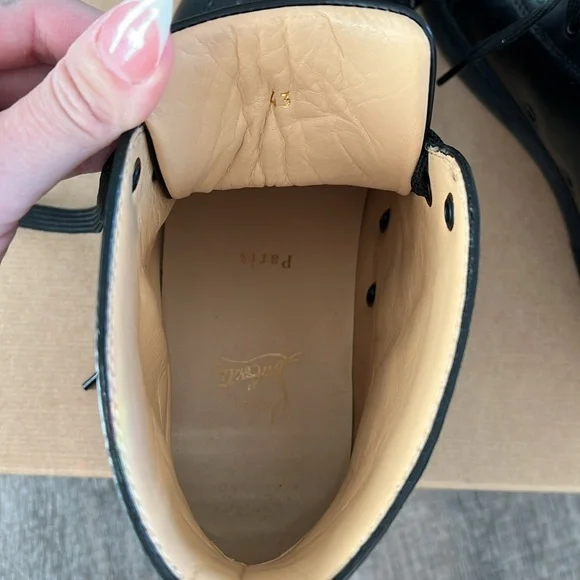 Christian Louboutin spike flat men’s sneakers - Picture 6 of 9